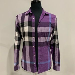 Men’s Classic Burberry Brit Dress Shirt